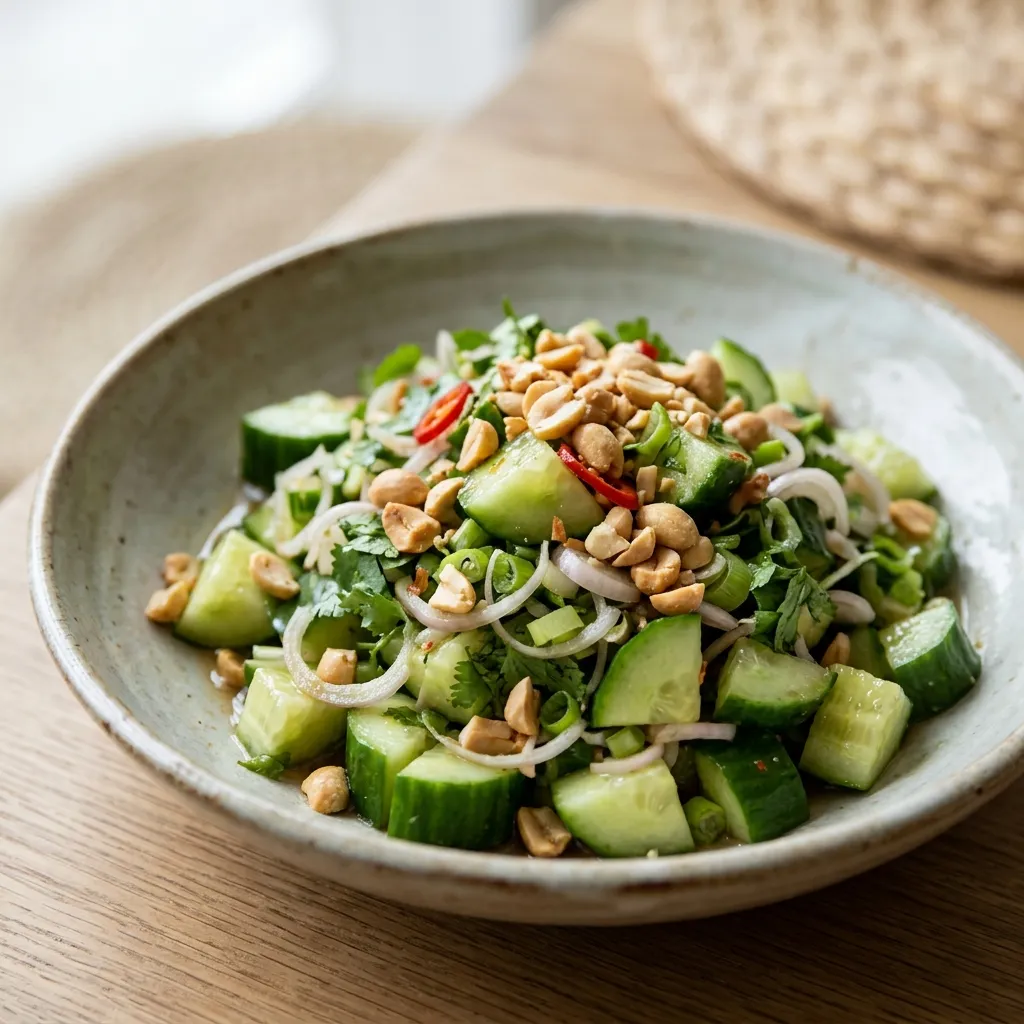 10-Minute Thai Cucumber Salad Recipe
