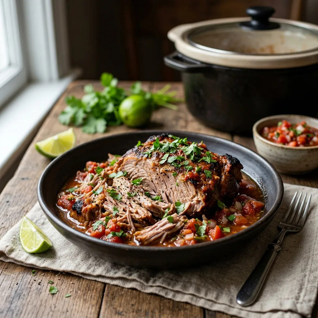 2 Ingredient Crock Pot Pork Roast