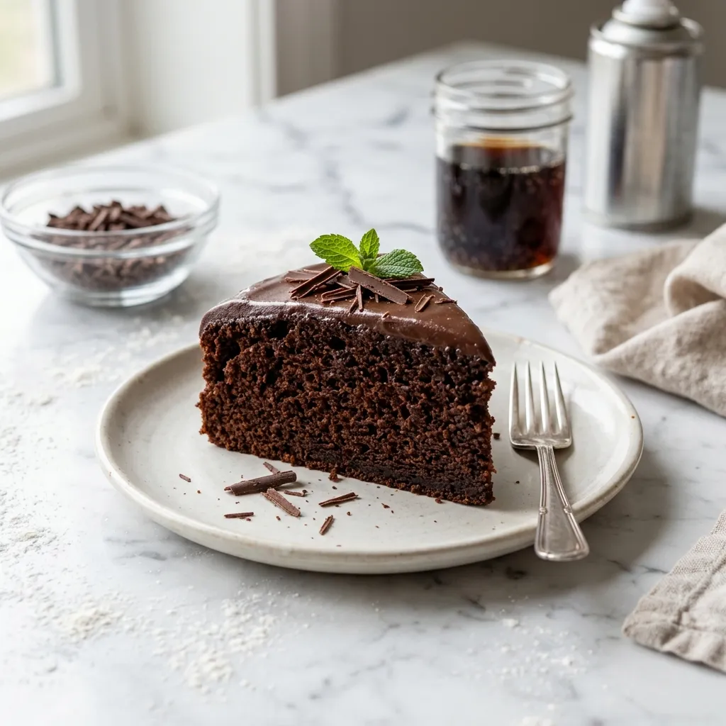 2-Minute Vegan Soda Cake