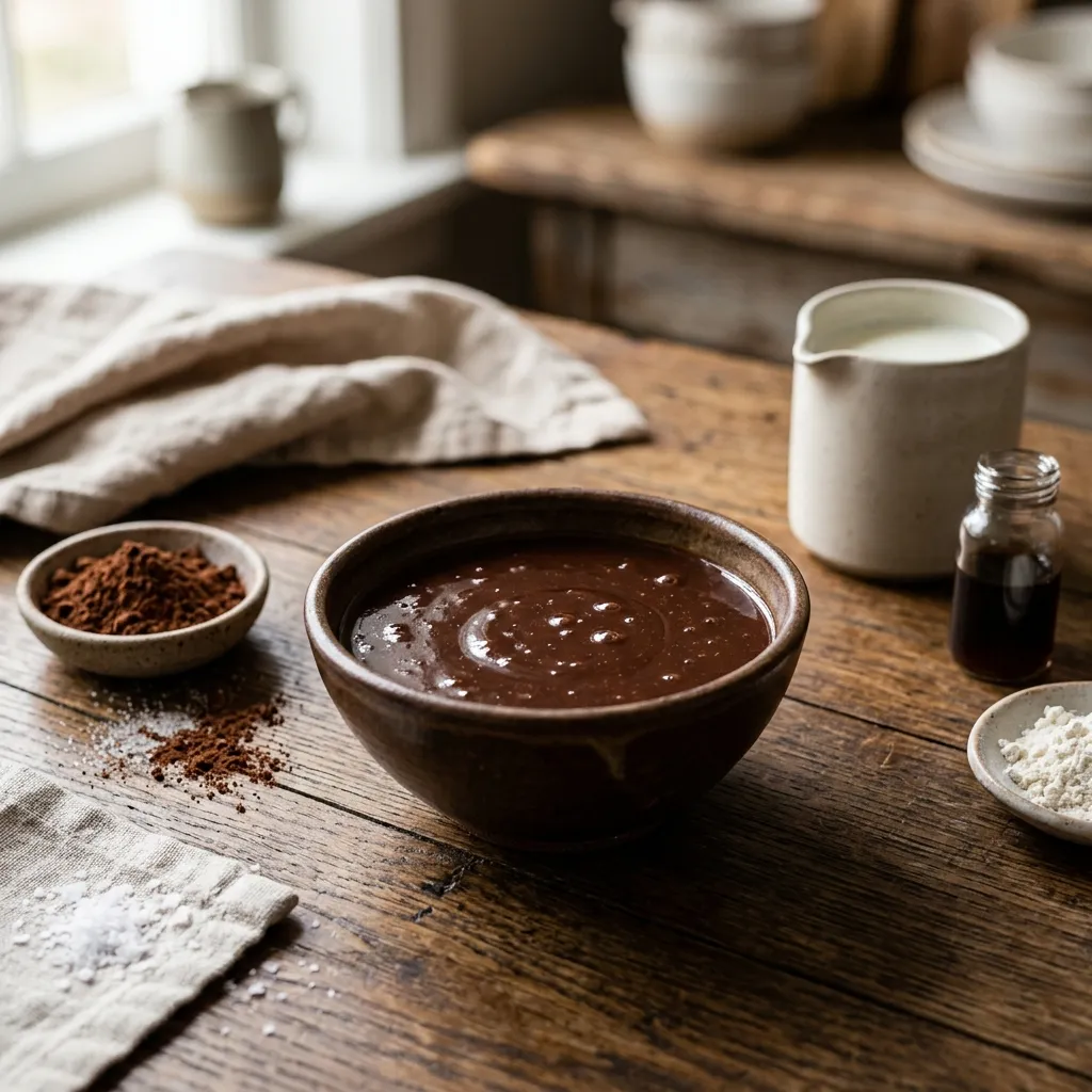 20-Minute Homemade Chocolate Sauce