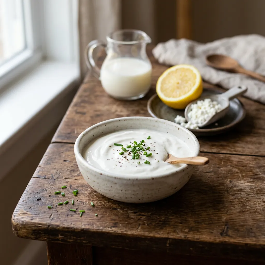 3-Ingredient Mock Sour Cream