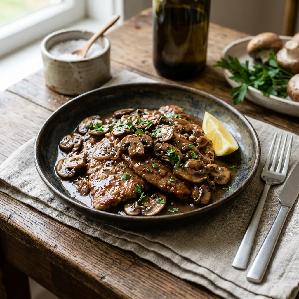30-Minute Veal Marsala With Mushrooms