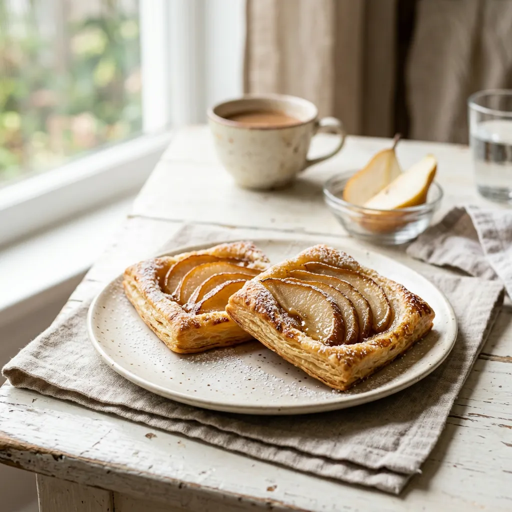 5-Ingredient Mini Pear Tarts