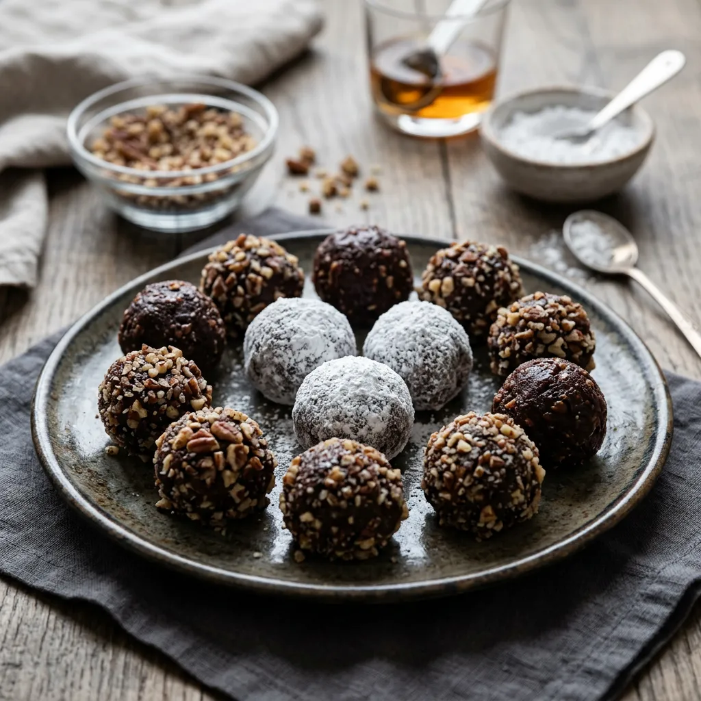 6-Ingredient Rum Balls Recipe