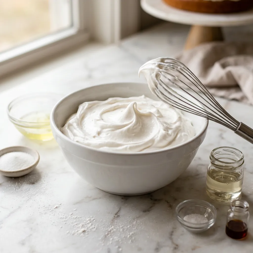 7-Minute Fluffy White Frosting