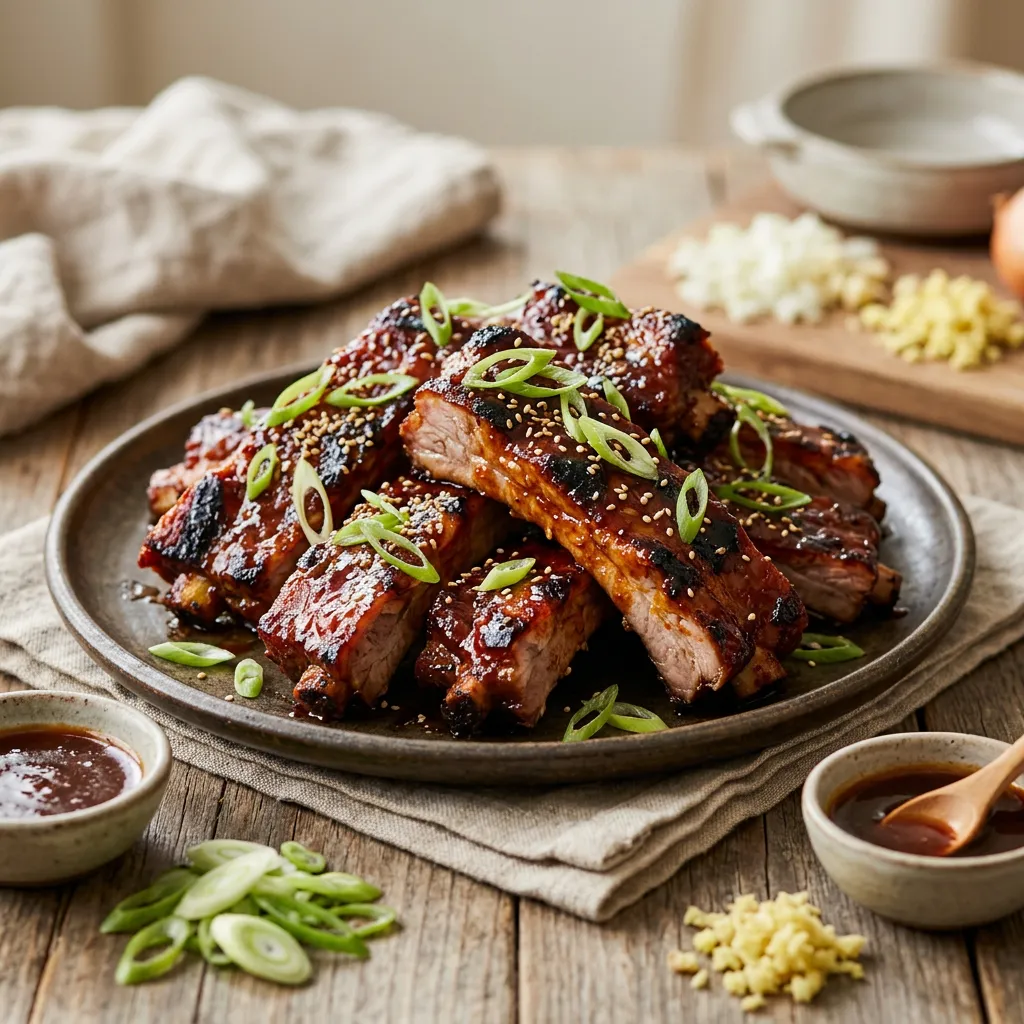 A Recipe for Korean Sweet and Spicy Pork Spareribs