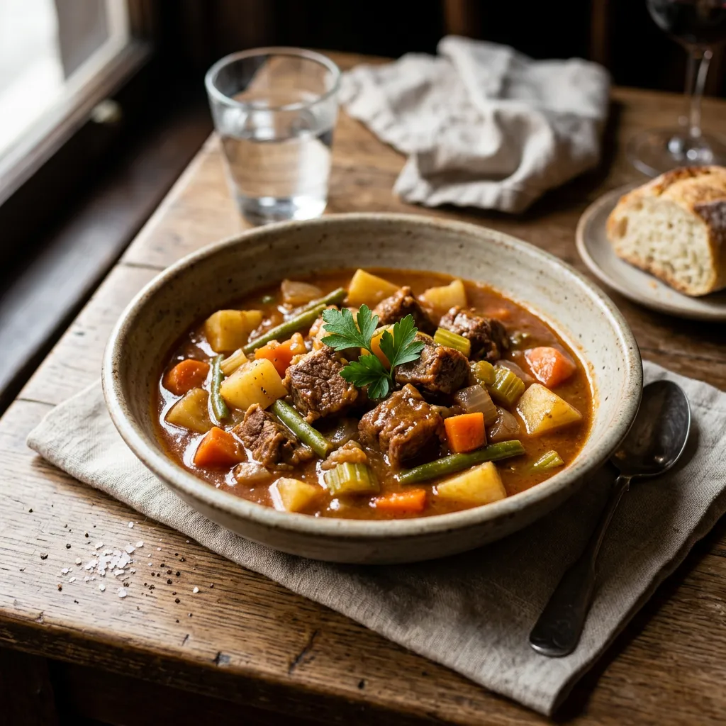 A Simple Hearty Mutton Stew