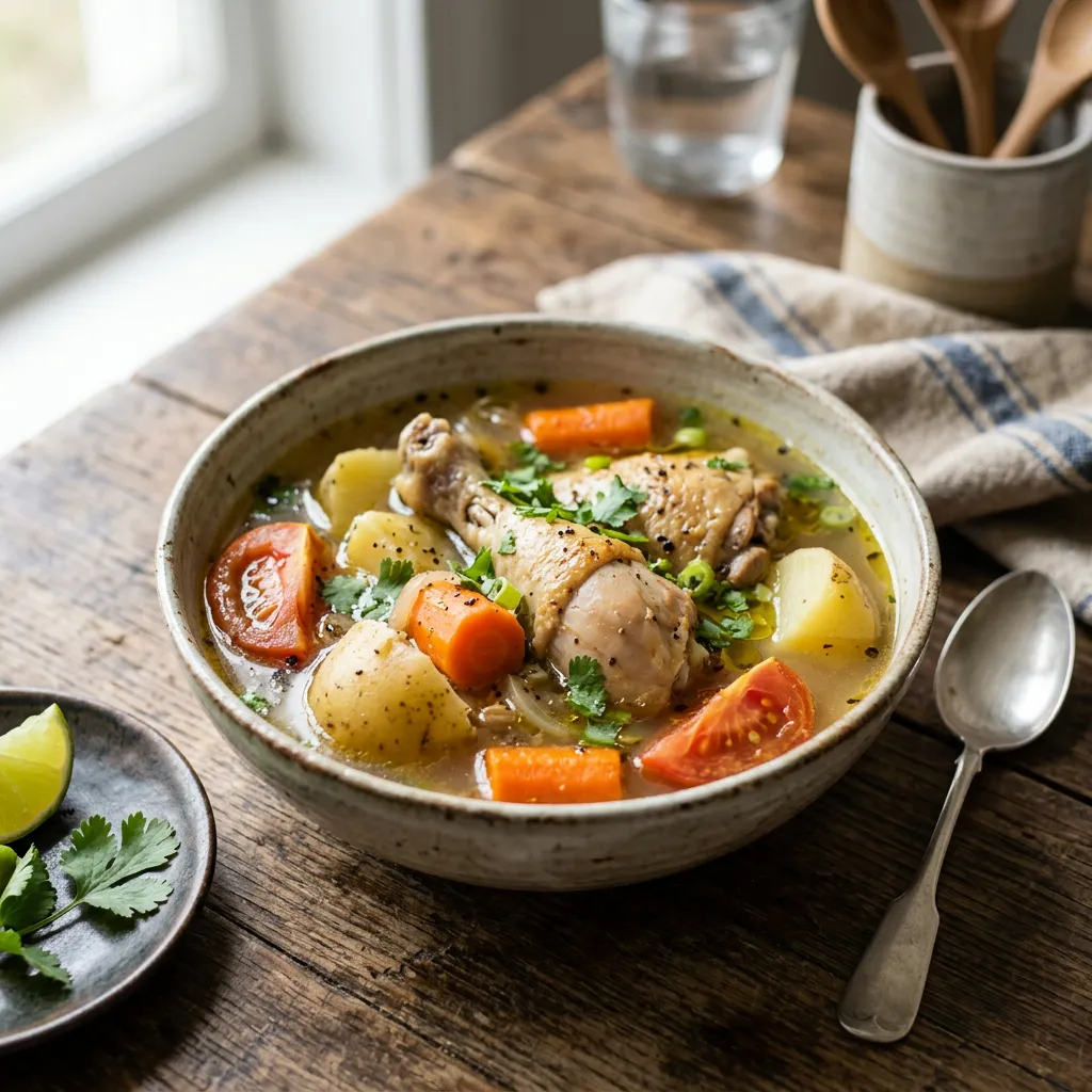 ABC soup (carrot, tomato, & potato soup)