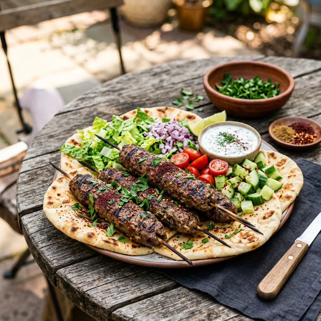 Adana Kebab (Ground Lamb Kebab)