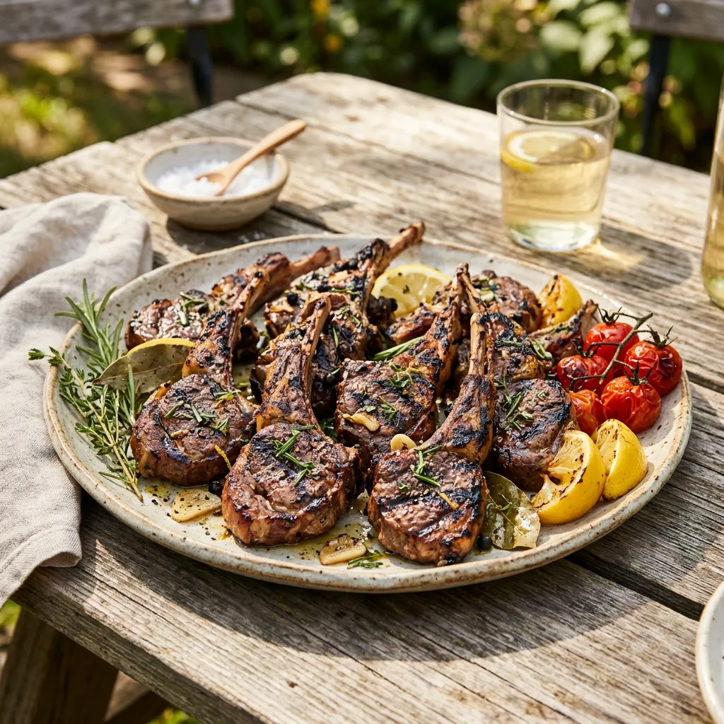 Agnello alla Scottadito: Italian Grilled Lamb Chops Recipe
