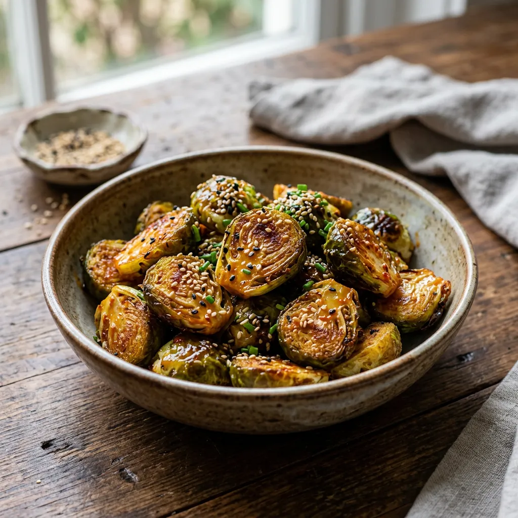 Air Fryer Brussels Sprouts Recipe