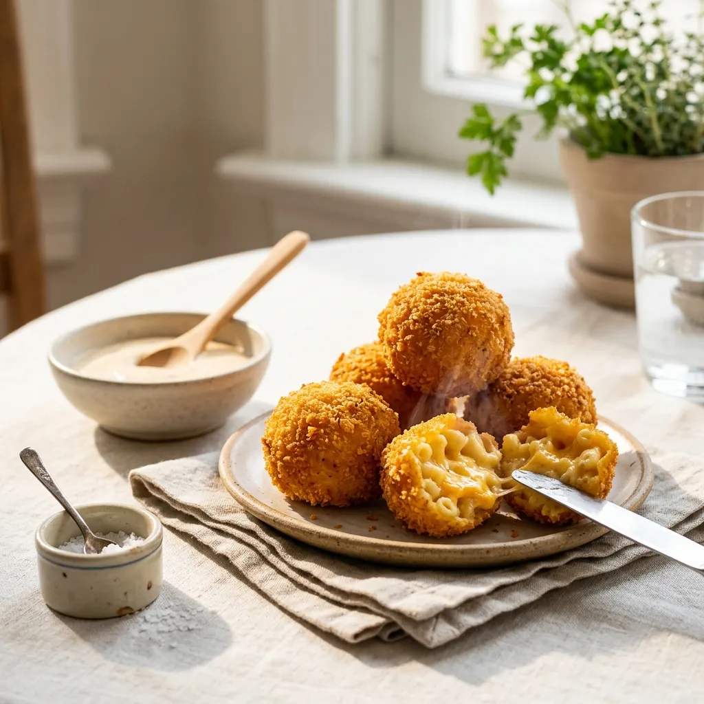 Air Fryer Mac and Cheese Balls