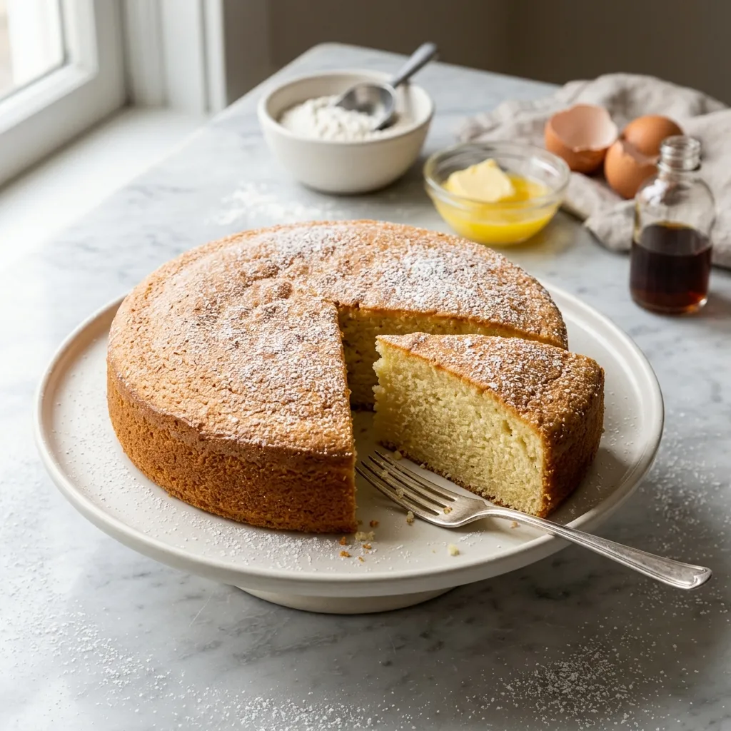 Airy Genoise Sponge Cake