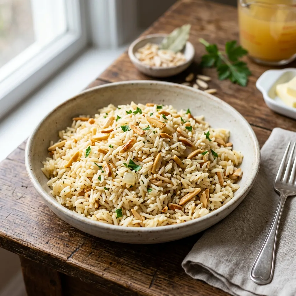 Almond Rice Pilaf