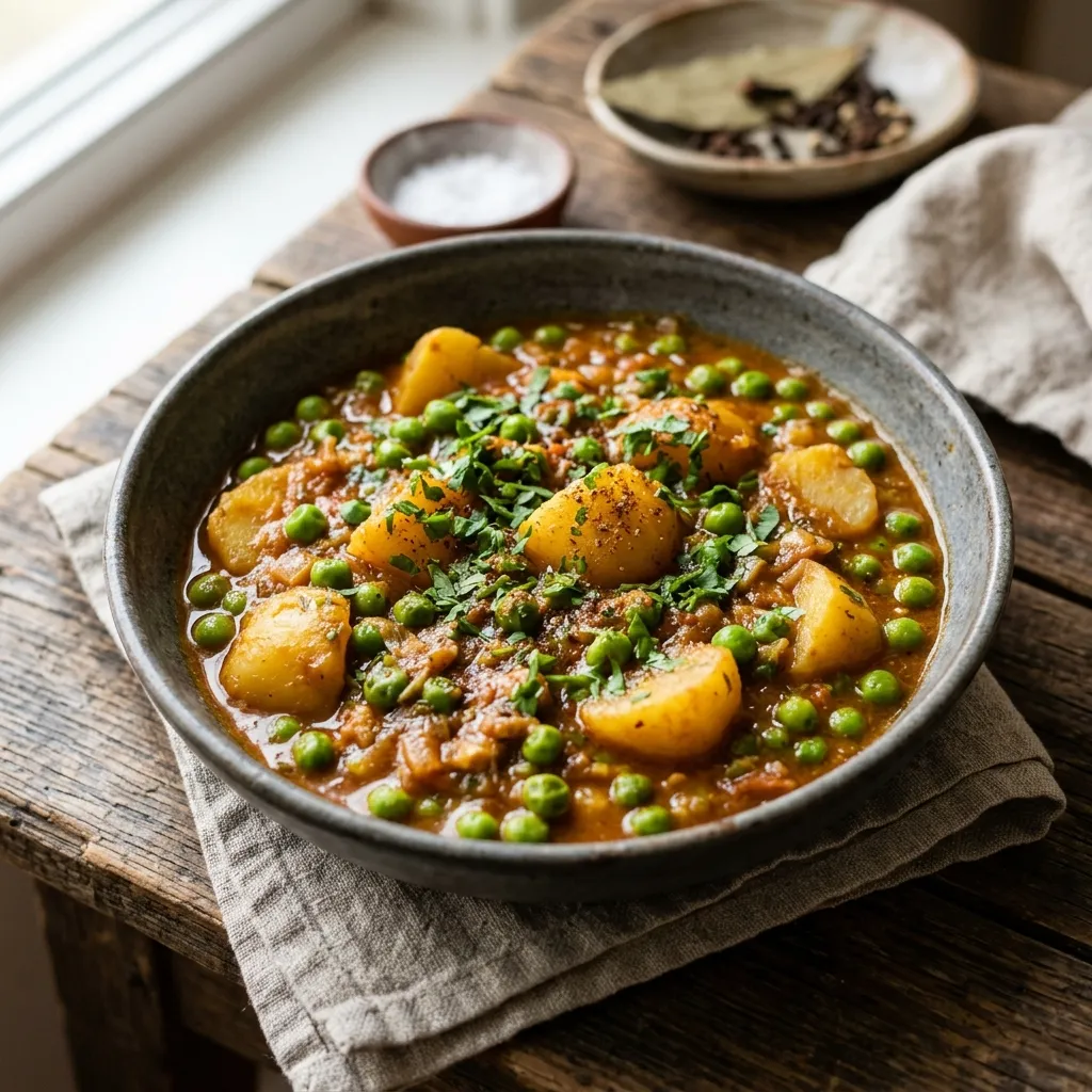 Aloo Matar (Indian Potatoes and Peas)