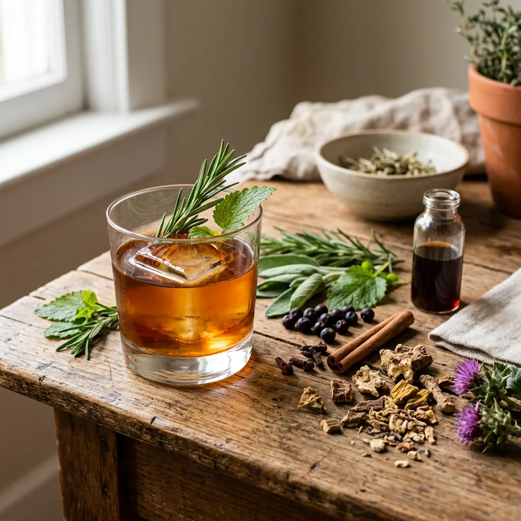 Amaro alle Erbe (Italian Herbal Liqueur) Recipe