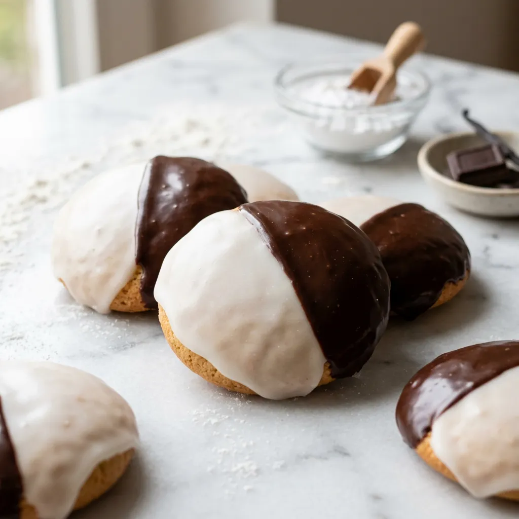 Amerikaner - Cake-Like Cookies Frosted on the Bottom