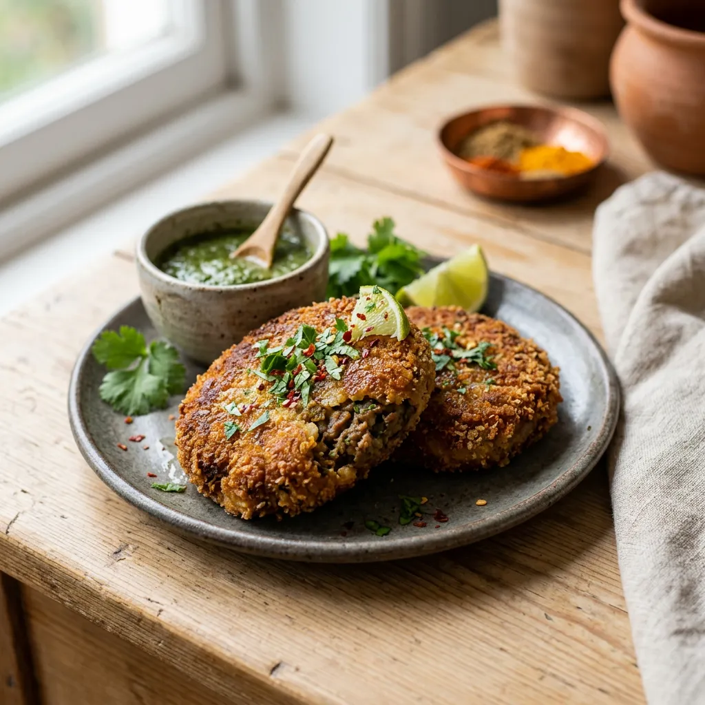 Anglo Indian Mince Meat and Potato Cutlets
