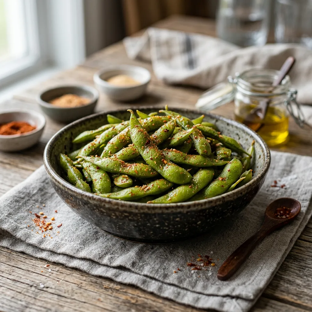 Angry Edamame Recipe