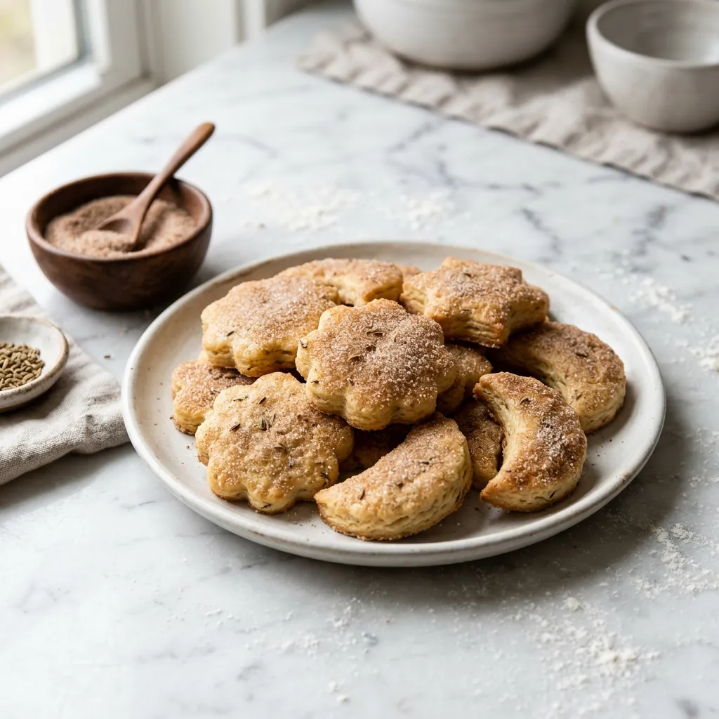 Anise Cinnamon Sugar Cookies (Bizcochitos)