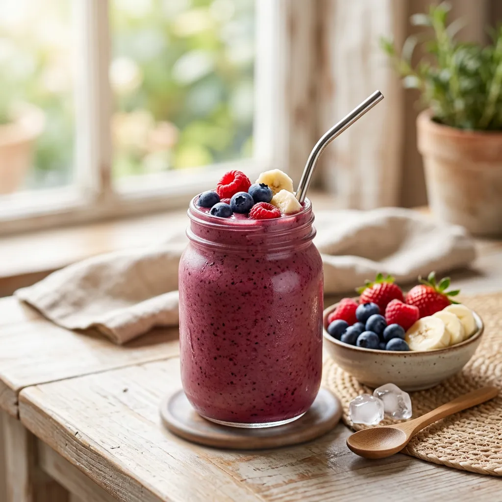 Antioxidant Berry Banana Smoothie