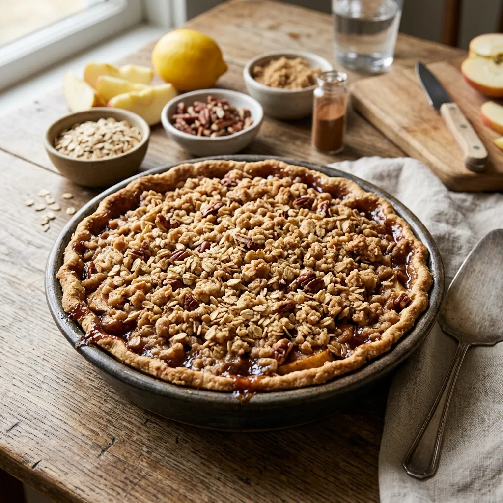 Apple Crisp Pie