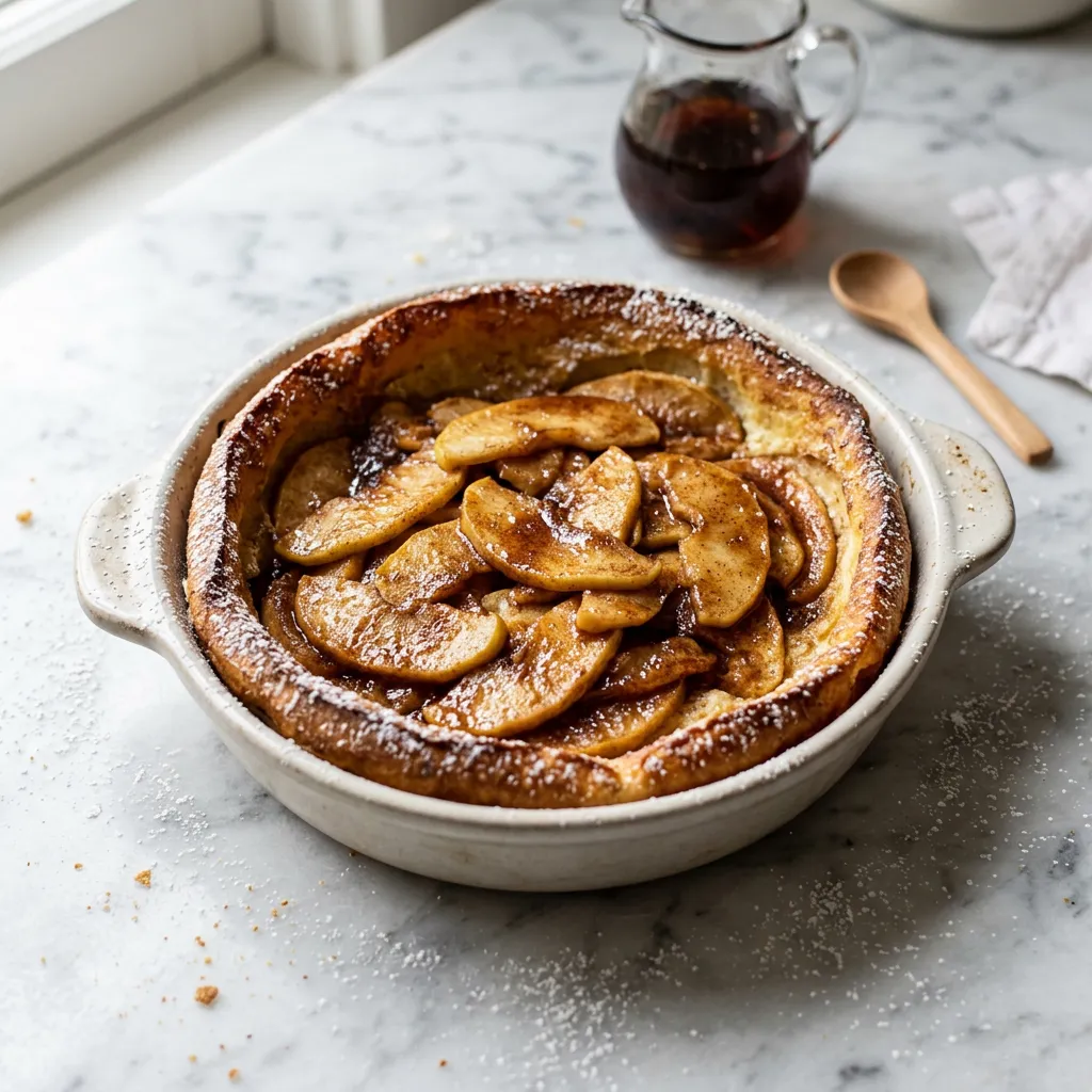 Apple Dutch Baby Oven Pancakes