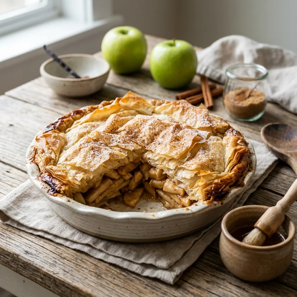 Apple Phyllo Pie