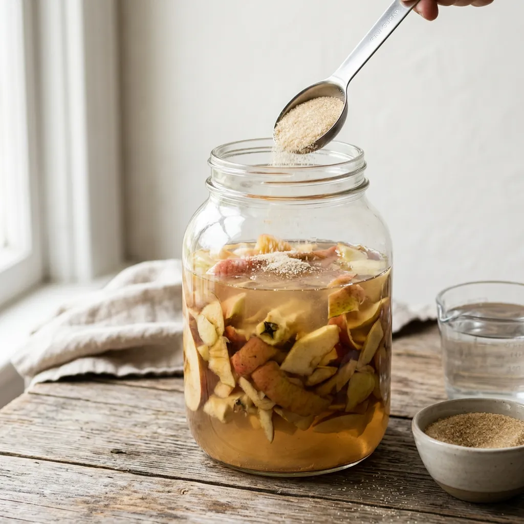 Apple Scrap Vinegar