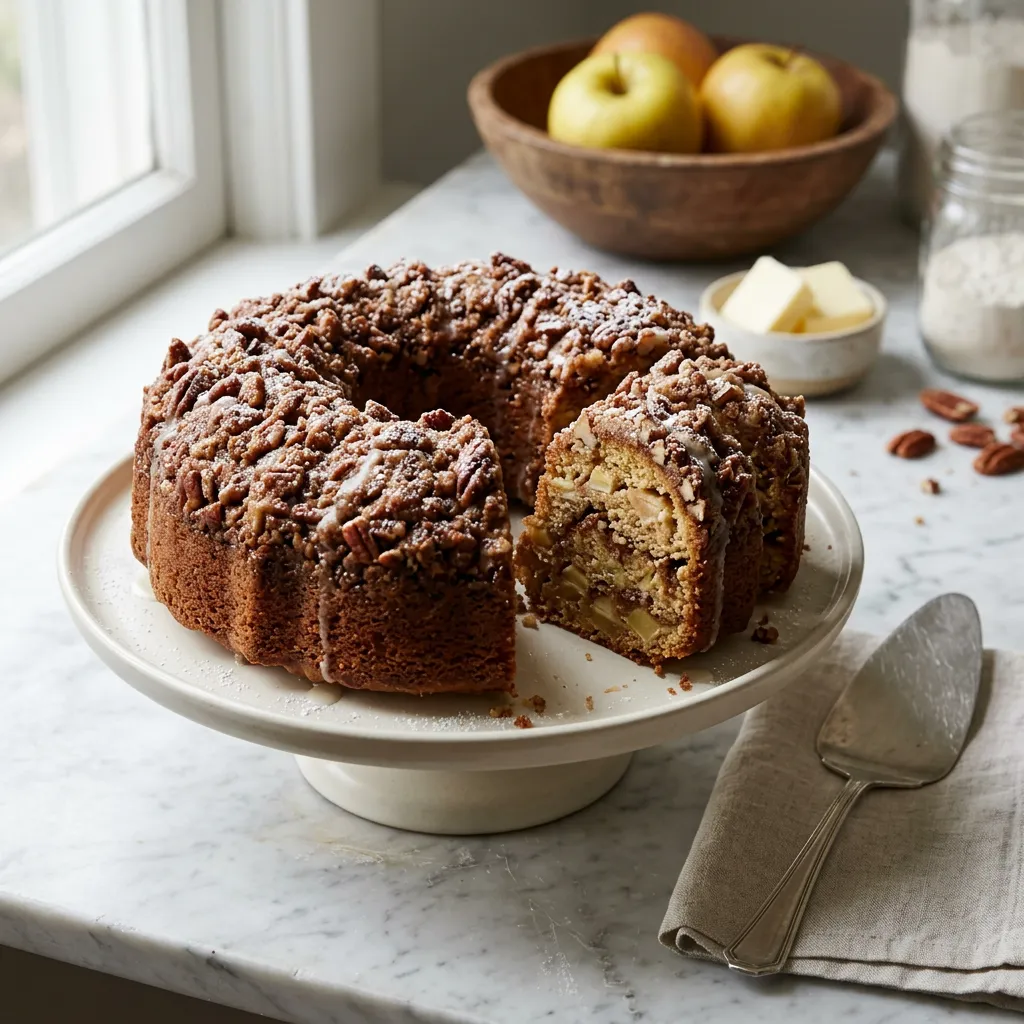 Apple Streusel Bundt Cake