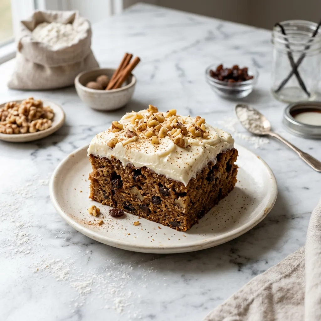 Applesauce Cake With Cream Cheese Frosting