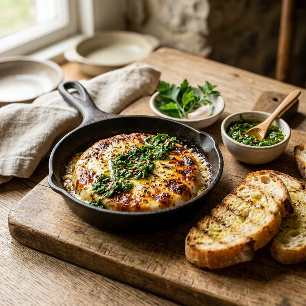 Argentinian Grilled Provolone Cheese (Provoleta)
