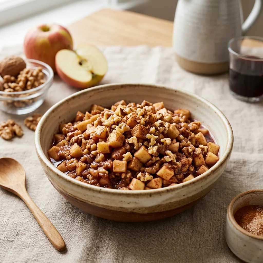 Ashkenazi Apple and Walnut Charoset