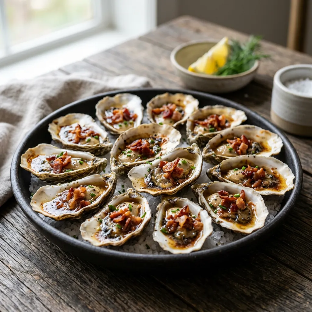 Australian Oysters Kilpatrick