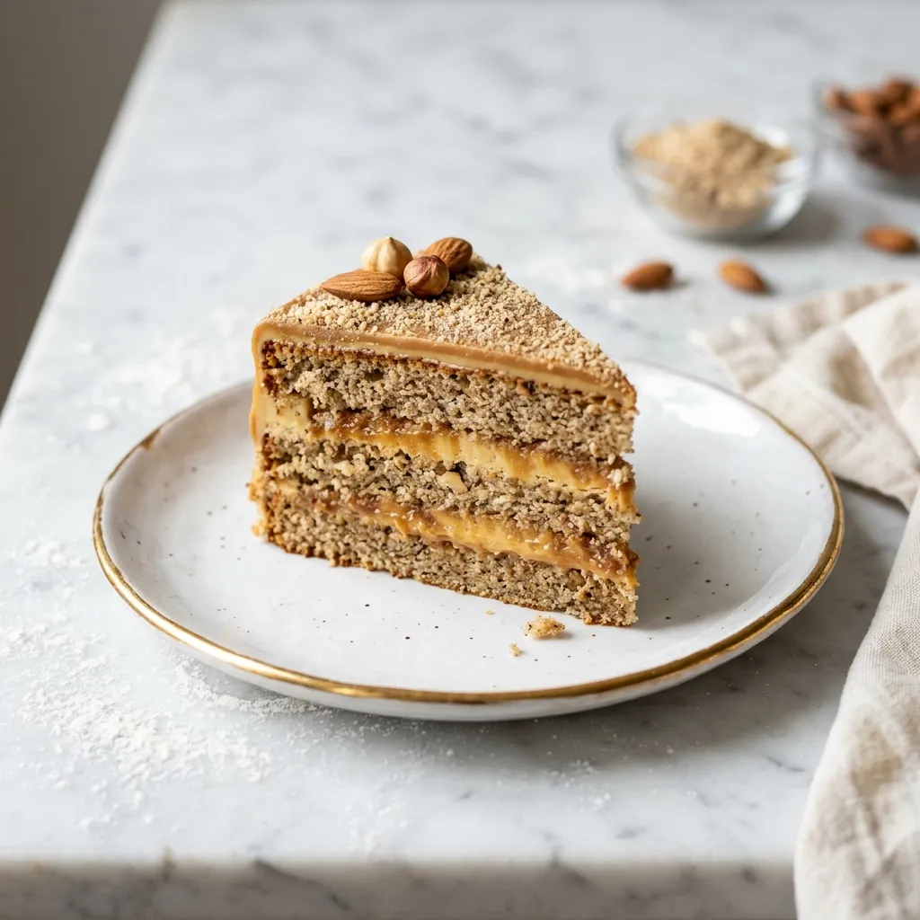 Austro-Hungarian Hazelnut Cream Torte Recipe
