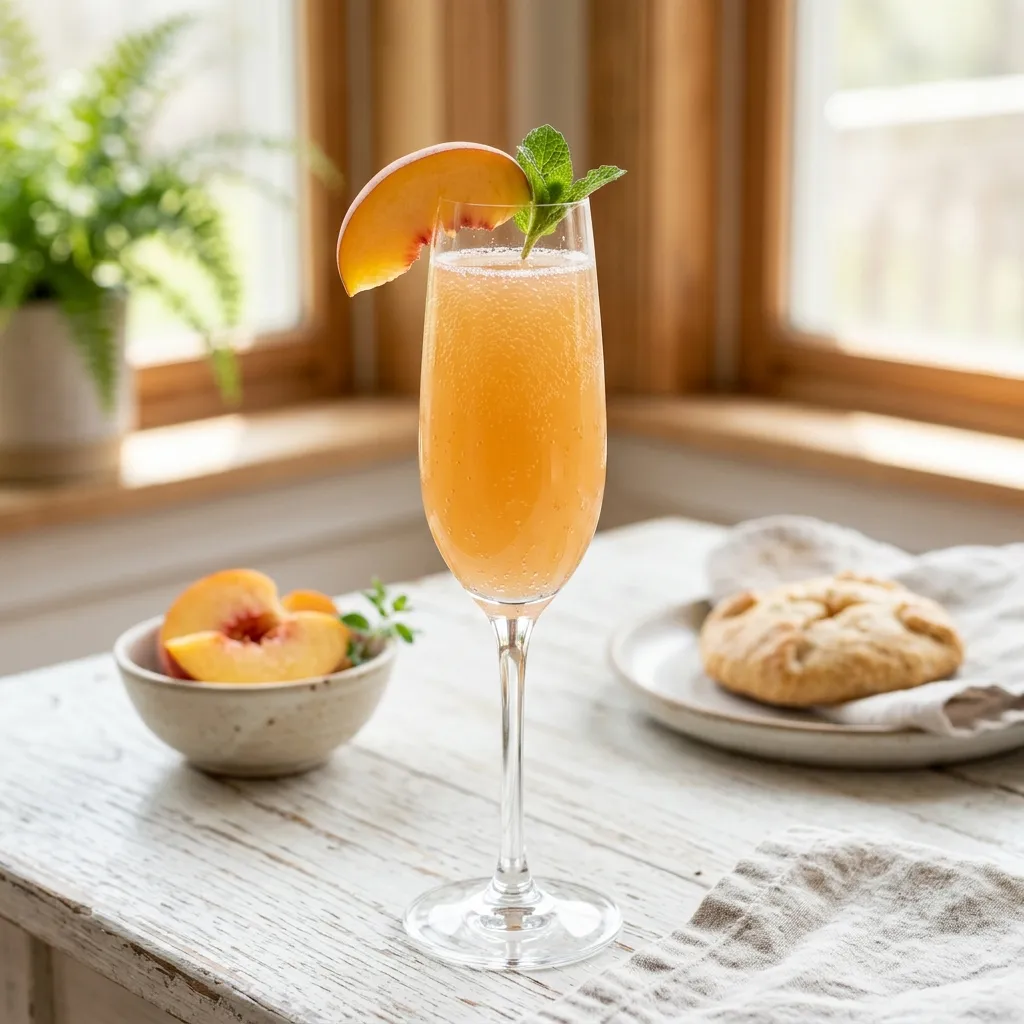 Baby Bellini Drink
