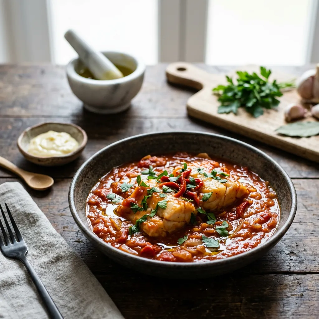 Bacalao con Tomate Recipe