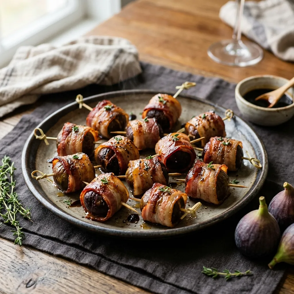 Bacon-Wrapped Figs