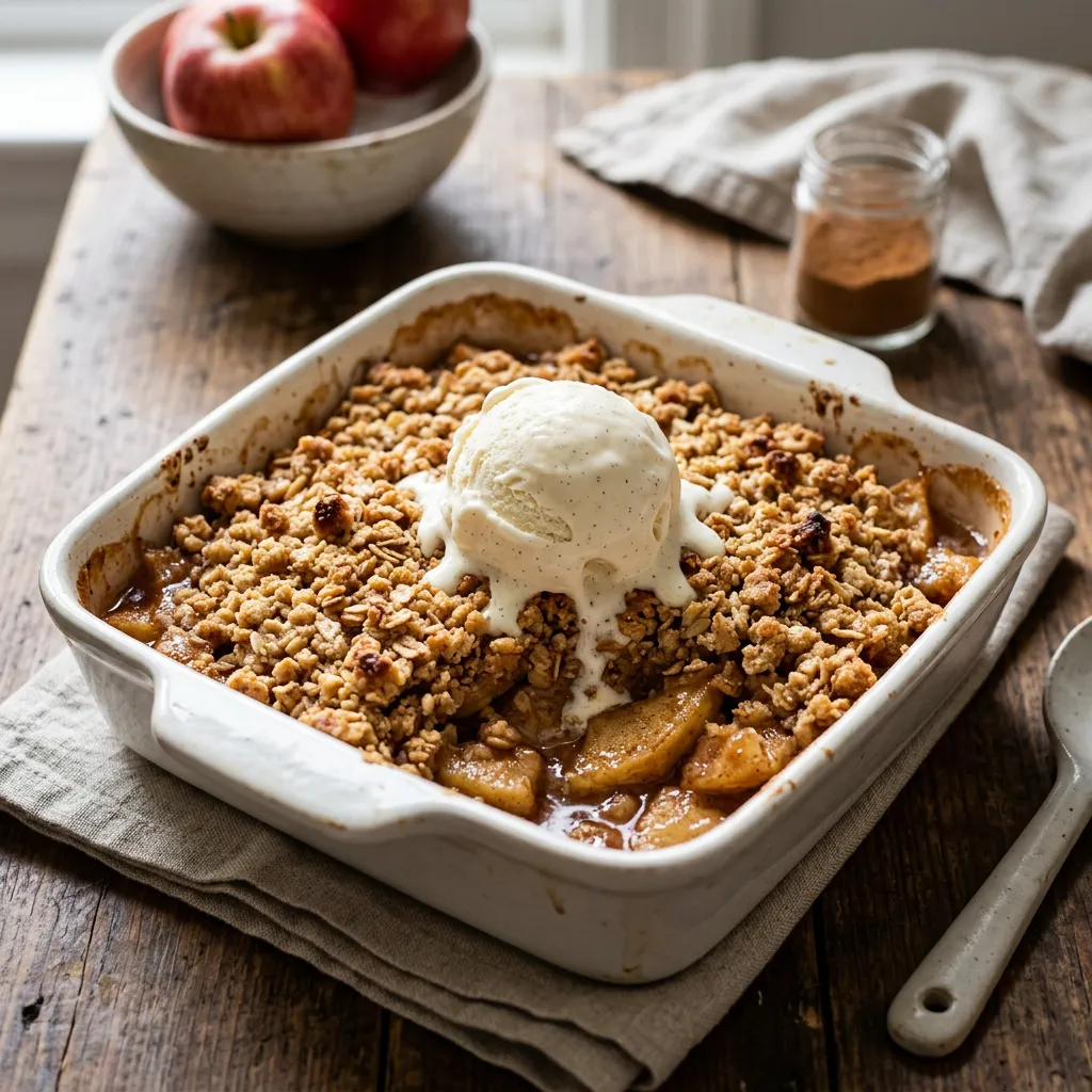 Baked Apple Crisp Dessert