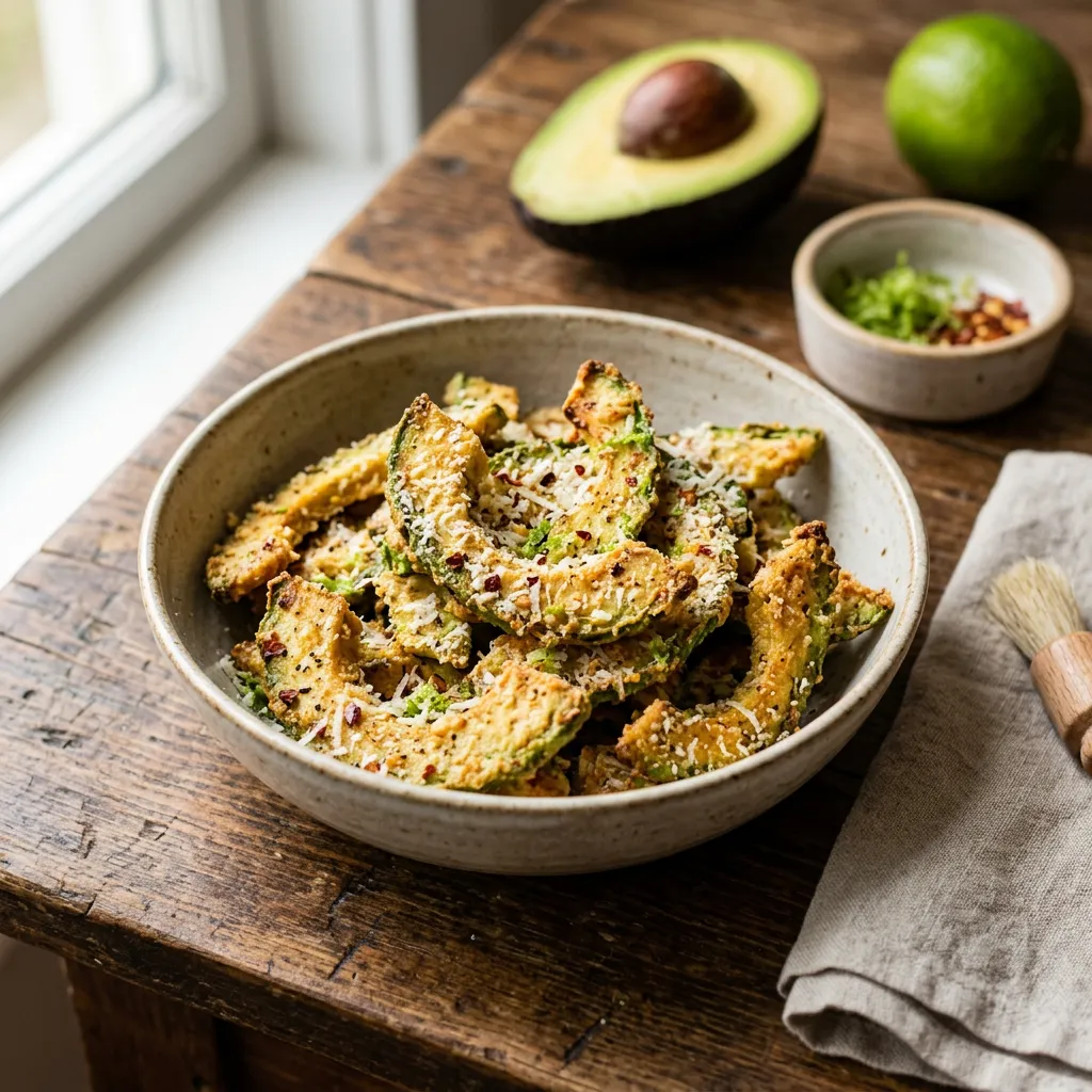 Baked Avocado Chips Recipe