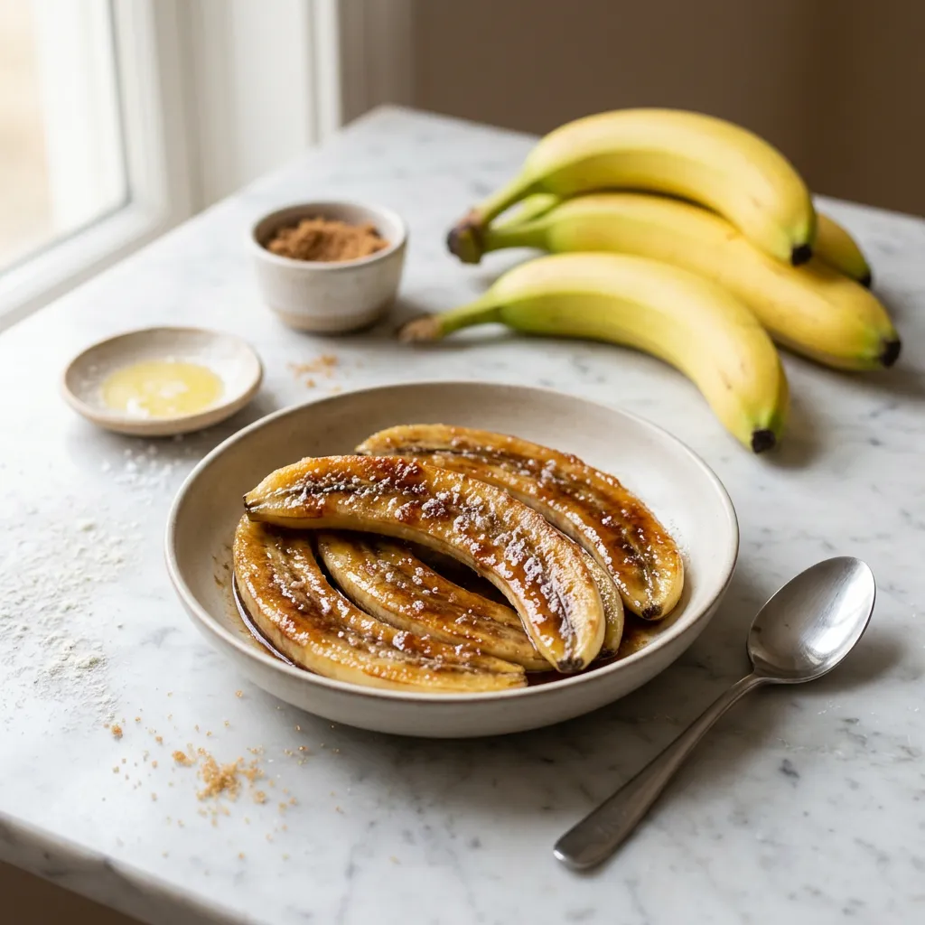 Baked Banana and Brown Sugar Dessert
