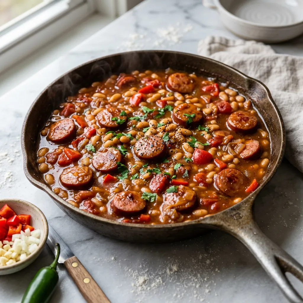 Baked Beans With Sausage