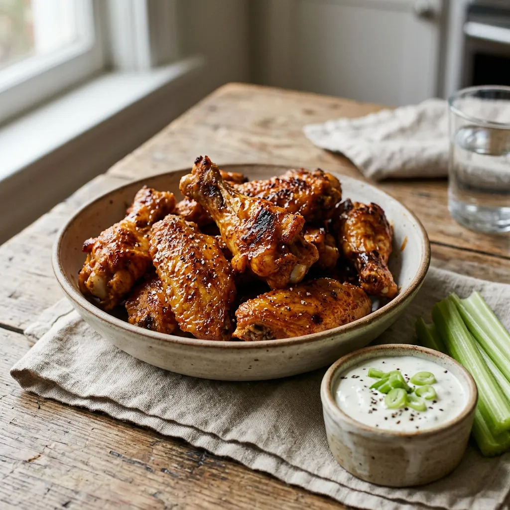 Baked Buffalo Chicken Wings