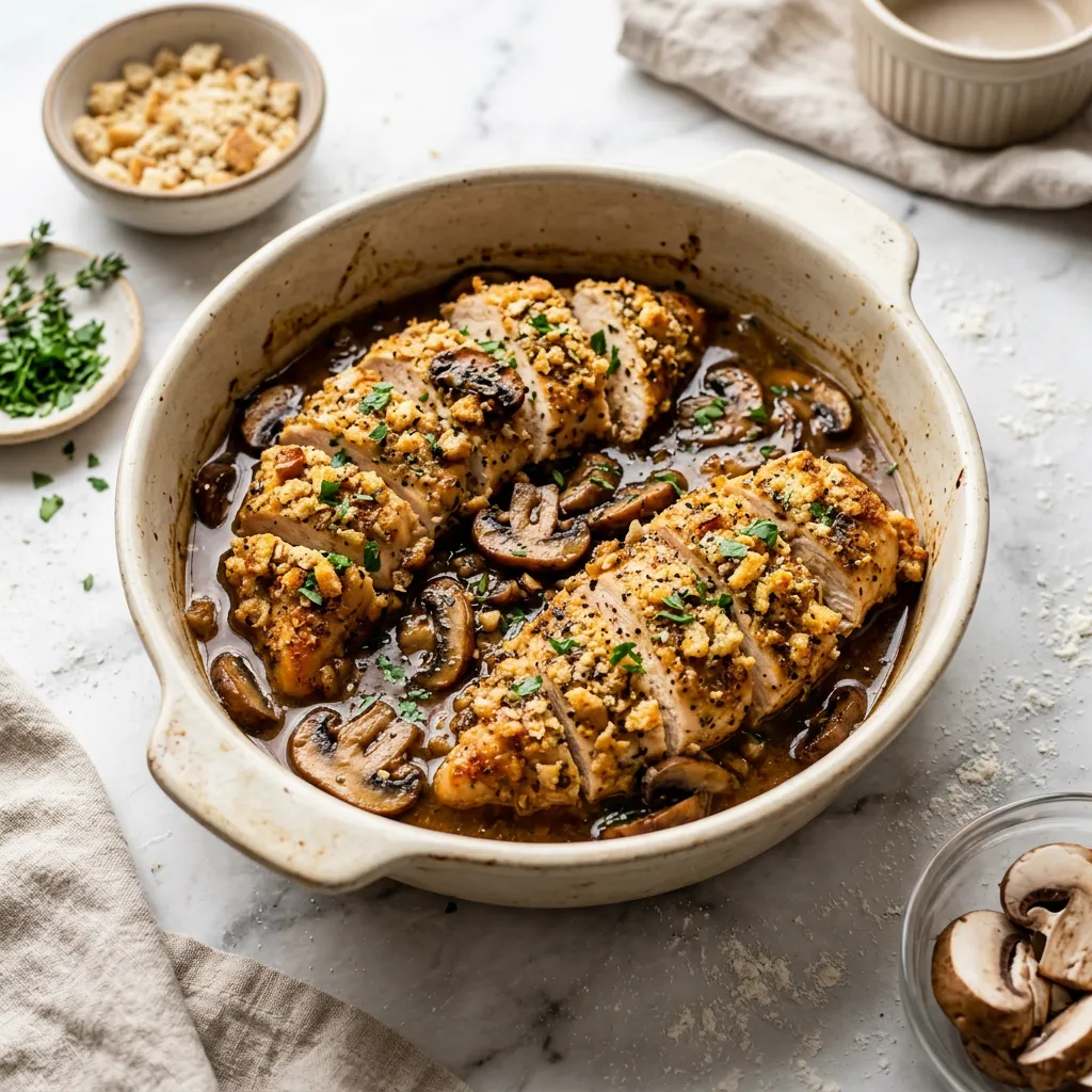 Baked Chicken Marsala