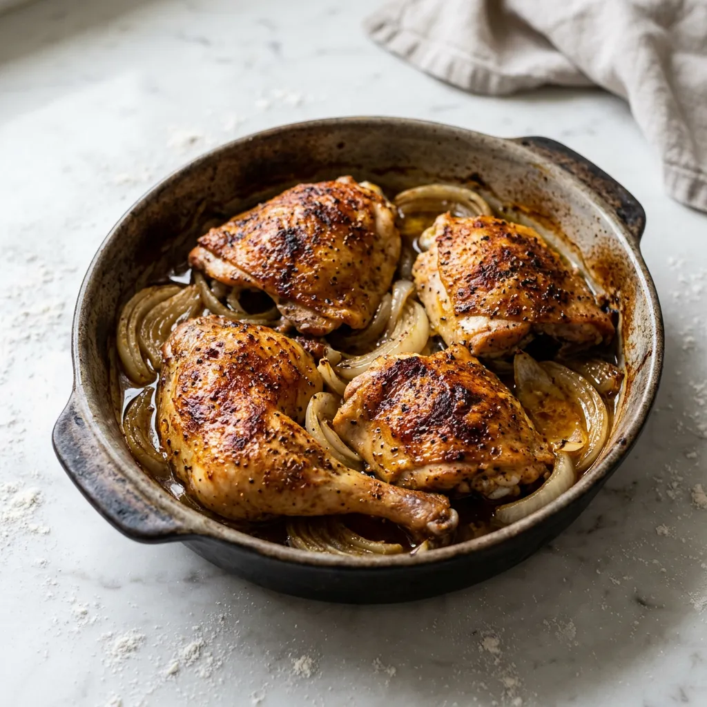 Baked Chicken With Sweet Onions