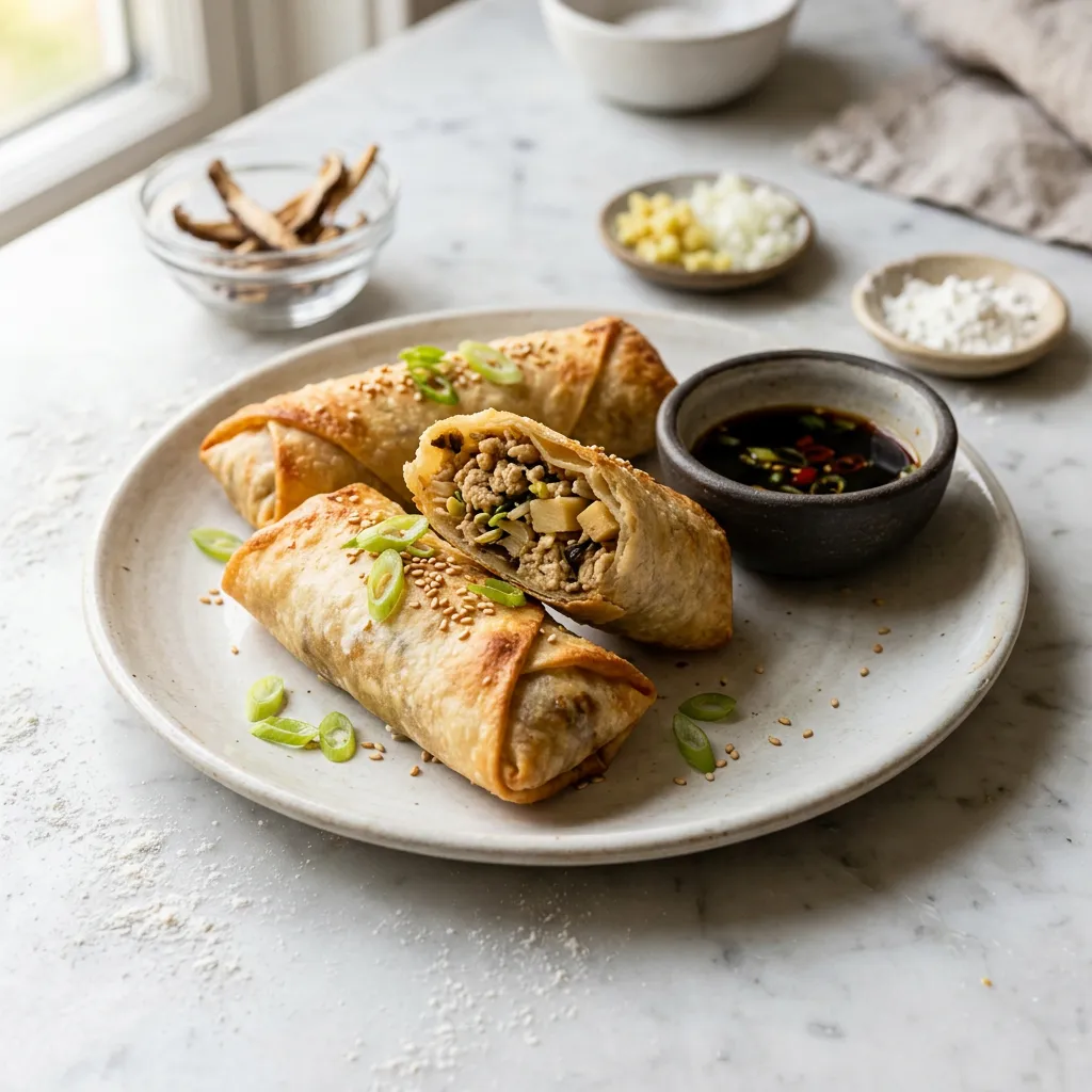 Baked Egg Rolls Recipe