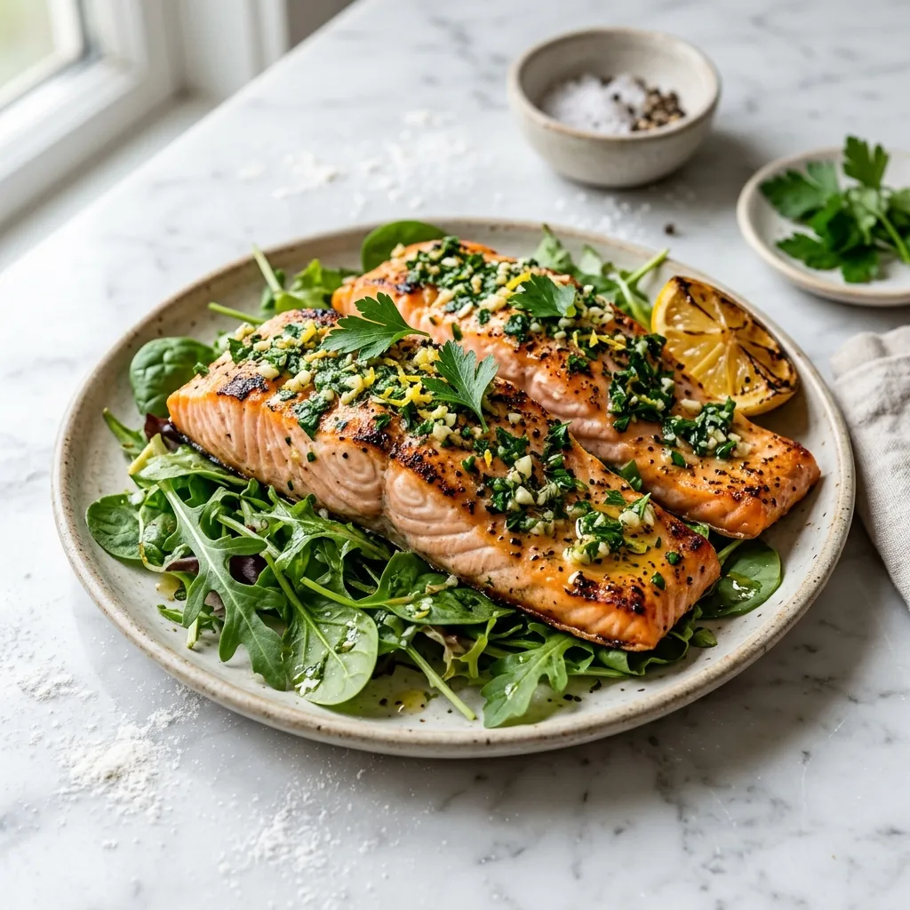 Baked Garlic Salmon