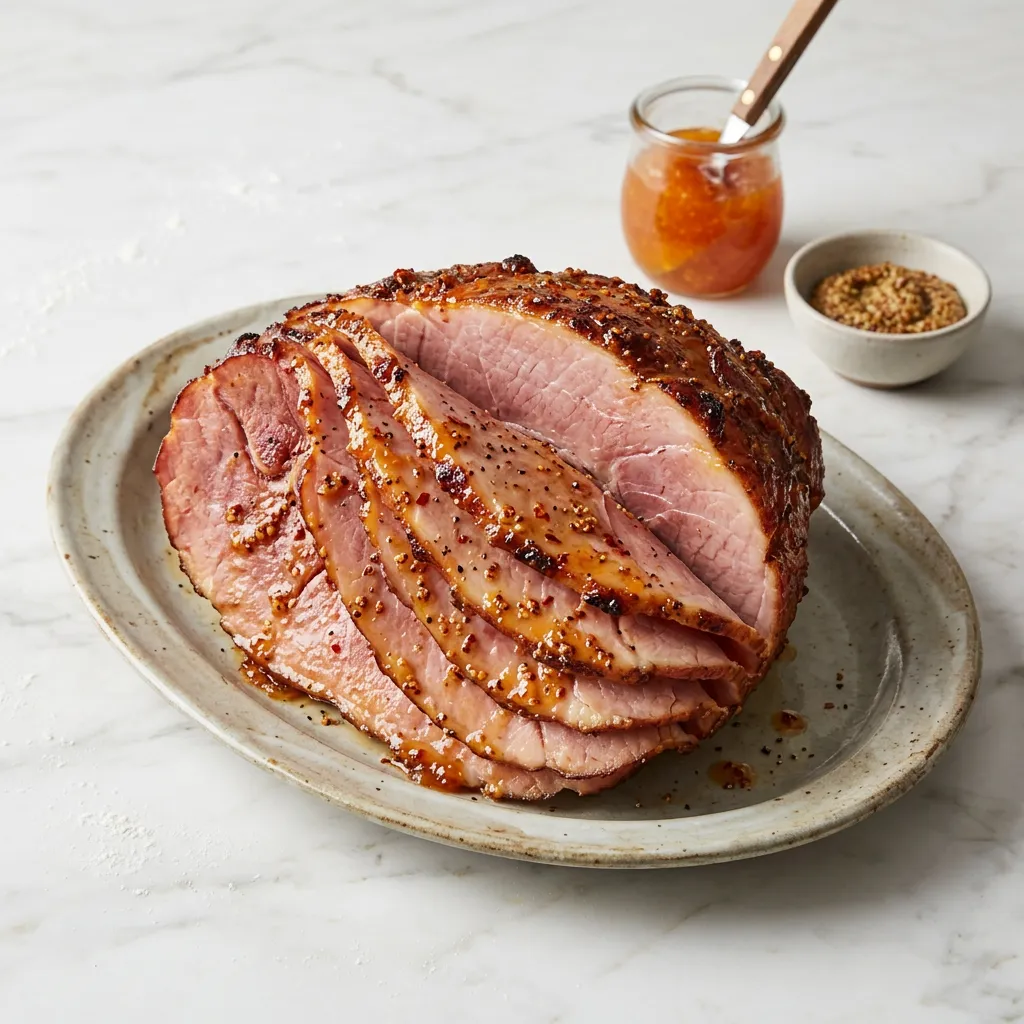 Baked Ham Recipe With Fruit Glaze