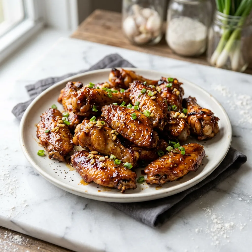 Baked Hoisin Sauce Chicken Wings