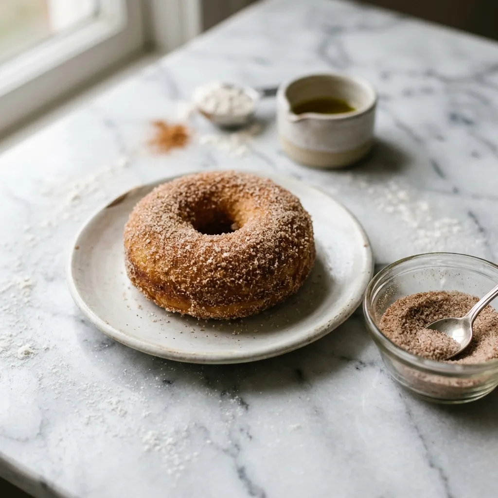 Baked Olive Oil Doughnuts